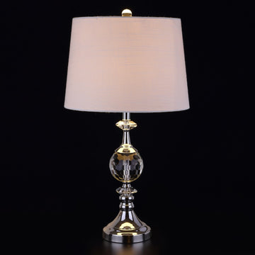 Channing 25.5" LED Crystal/Metal Table Lamp - JONATHAN Y